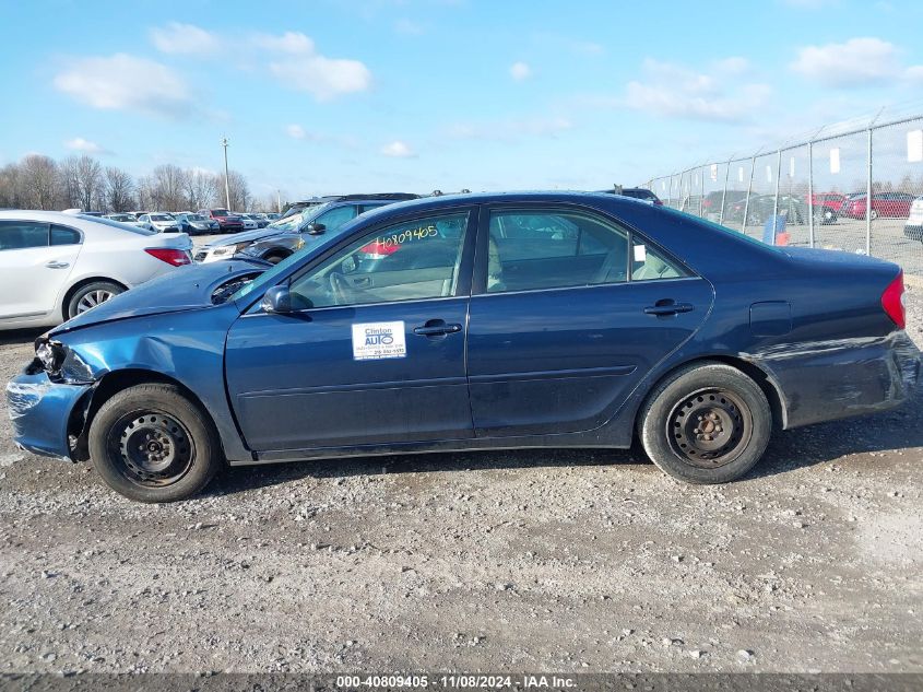 2004 Toyota Camry Le VIN: 4T1BE32K54U354780 Lot: 40809405