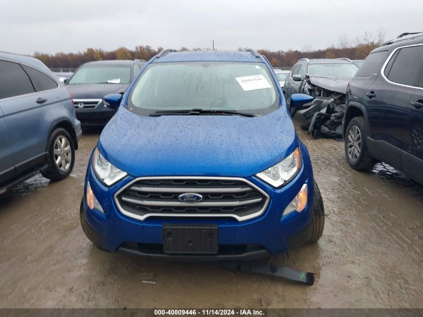 2020 Ford Ecosport Se VIN: MAJ6S3GLXLC390376 Lot: 40809446