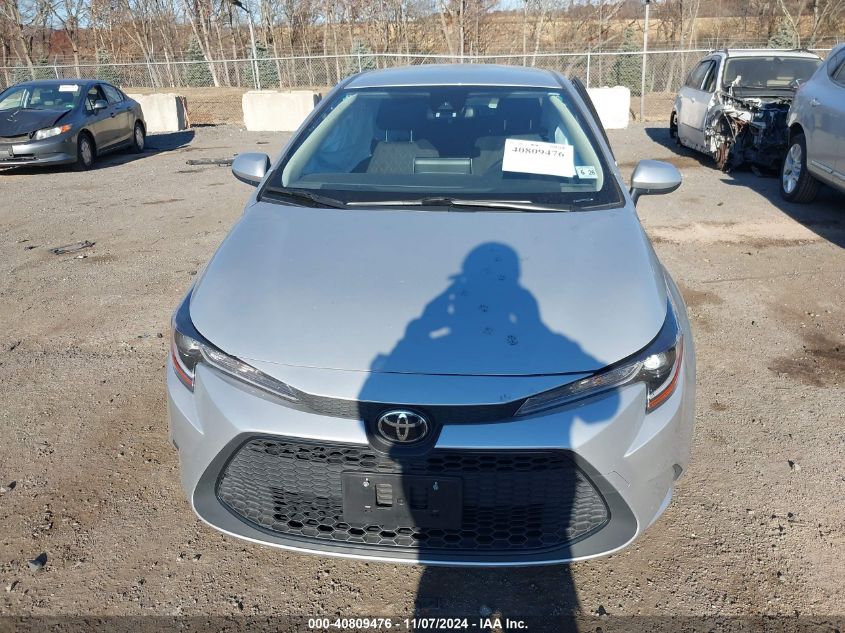 2021 Toyota Corolla Le VIN: JTDEPMAE3MJ186975 Lot: 40809476