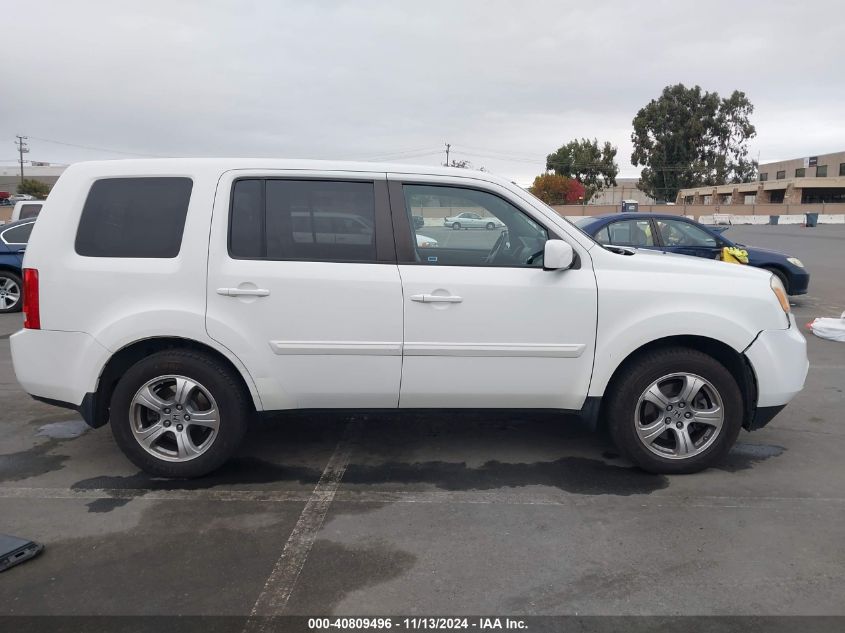 2014 Honda Pilot Ex-L VIN: 5FNYF3H57EB002128 Lot: 40809496