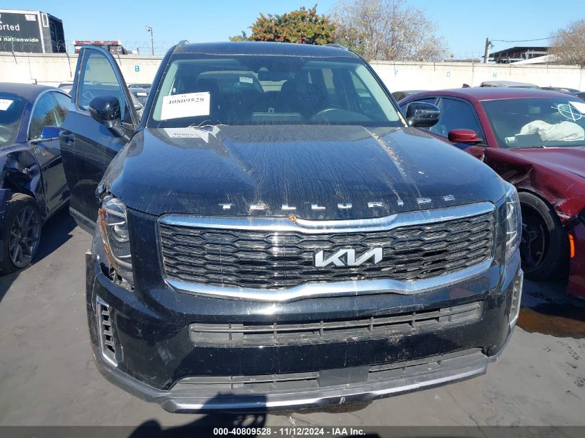 2022 Kia Telluride Ex VIN: 5XYP34HC7NG319635 Lot: 40809528