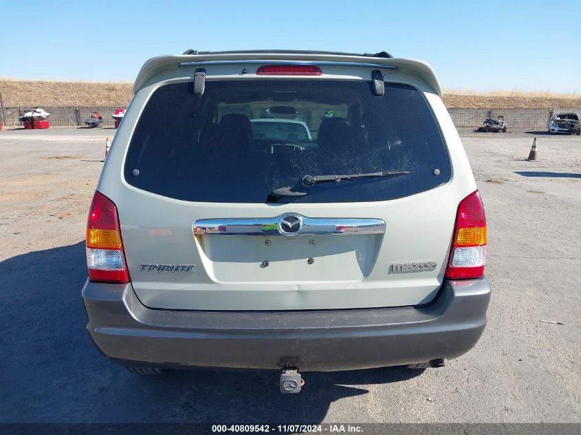 2004 Mazda Tribute Es VIN: 4F2CZ96144KM27733 Lot: 40809542