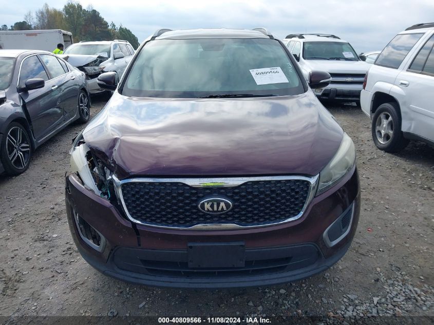 2016 Kia Sorento 2.4L Lx VIN: 5XYPGDA33GG065763 Lot: 40809566