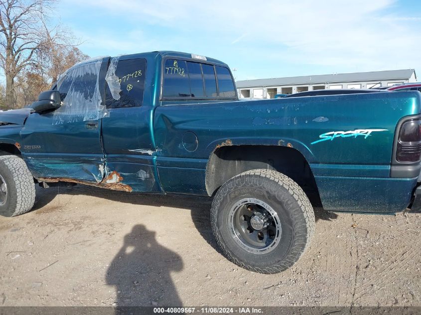 1997 Dodge Ram 1500 St VIN: 3B7HF13Z2VG777428 Lot: 40809567