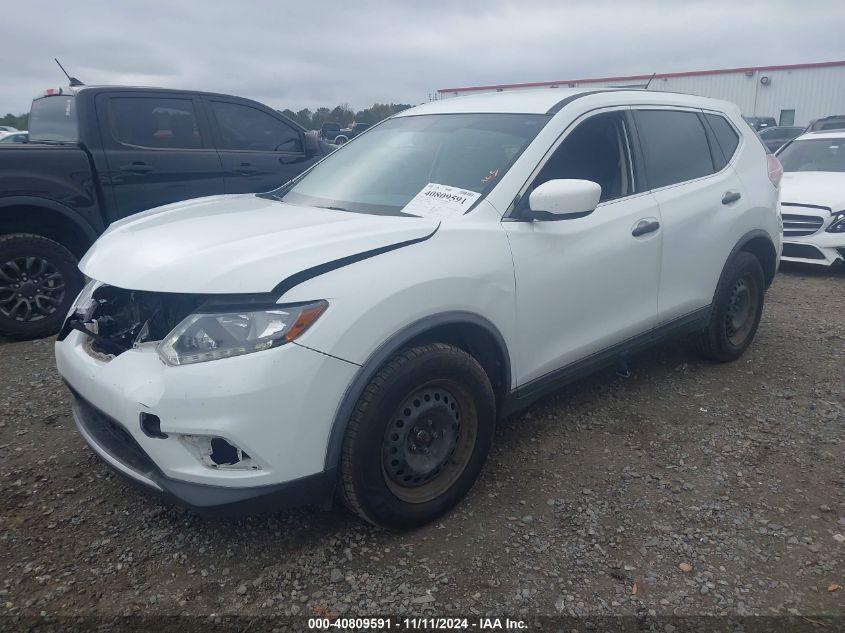 VIN KNMAT2MV1GP696947 2016 NISSAN ROGUE no.2