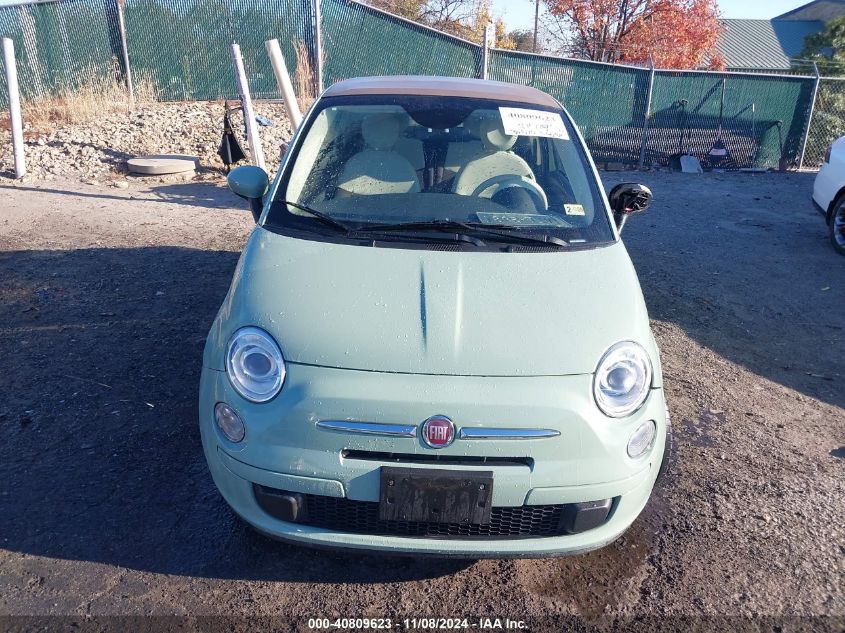 2015 Fiat 500C Pop VIN: 3C3CFFDR6FT520114 Lot: 40809623