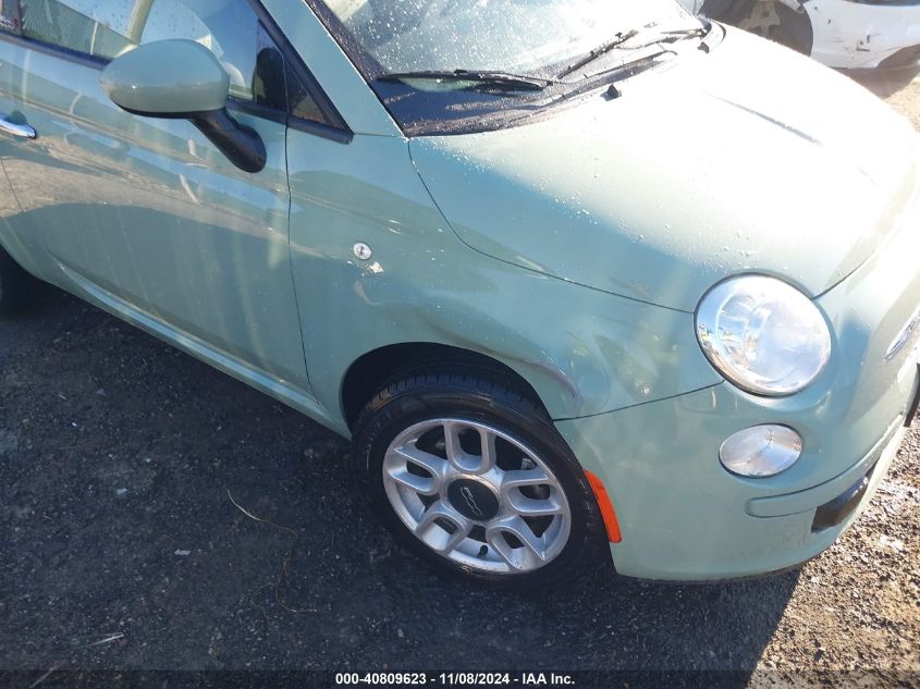 2015 Fiat 500C Pop VIN: 3C3CFFDR6FT520114 Lot: 40809623