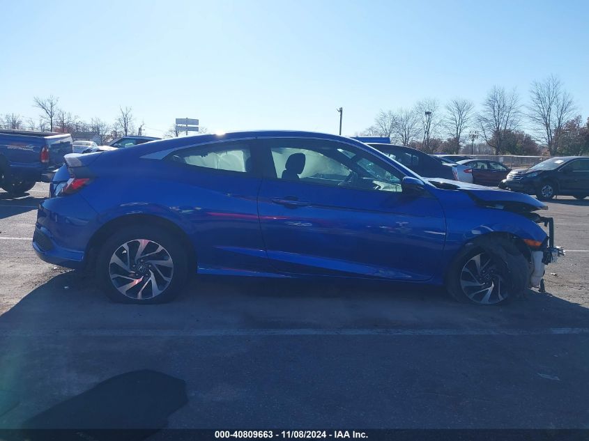 2019 Honda Civic Lx VIN: 2HGFC4B6XKH309825 Lot: 40809663