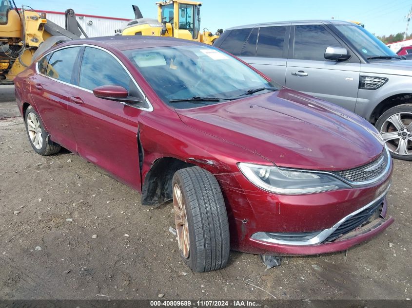 VIN 1C3CCCAB7FN633391 2015 Chrysler 200, Limited no.1