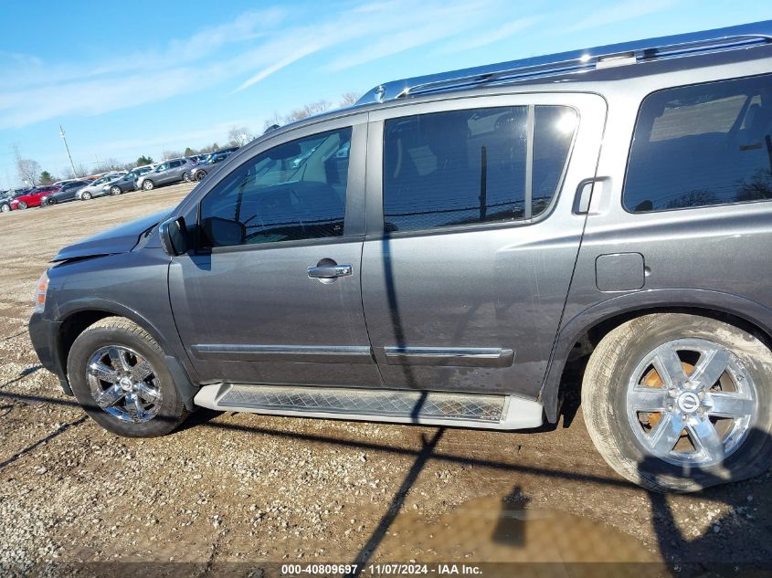 2011 Nissan Armada Platinum VIN: 5N1AA0NE1BN624140 Lot: 40809697