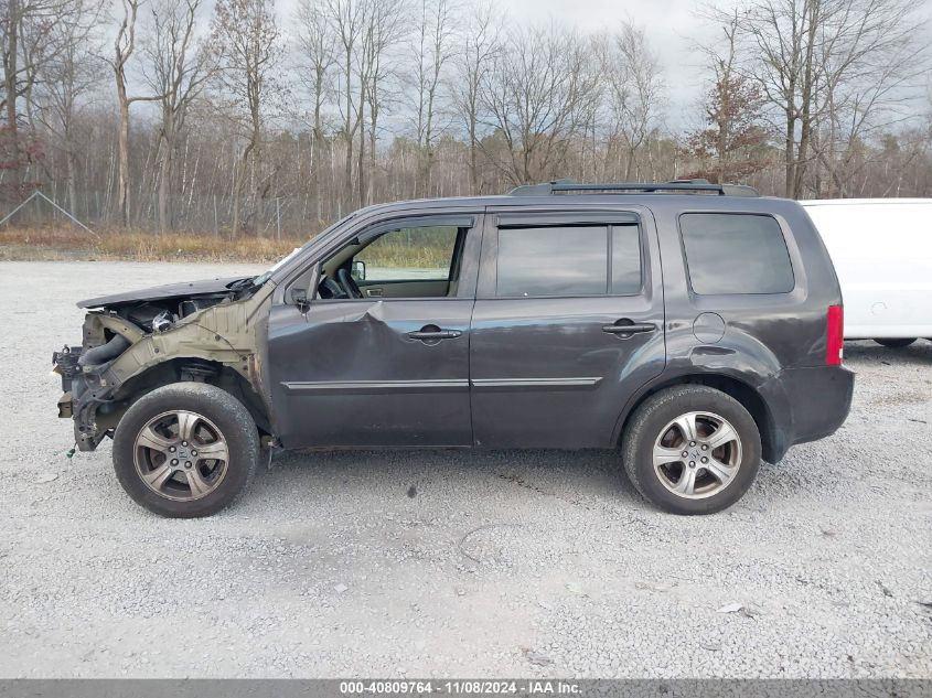 2013 Honda Pilot Ex-L VIN: 5FNYF4H54DB029808 Lot: 40809764