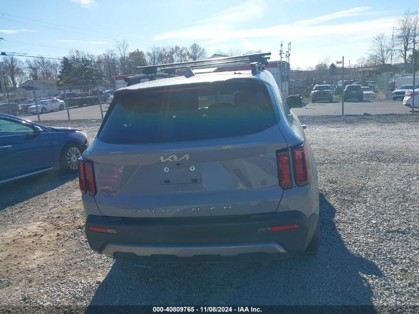 2022 Kia Sorento X-Line Ex VIN: 5XYRHDLF8NG103756 Lot: 40809765