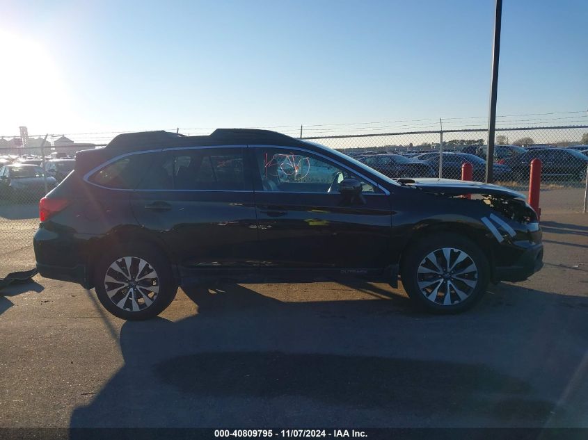 2017 Subaru Outback 2.5I Limited VIN: 4S4BSANCXH3228542 Lot: 40809795