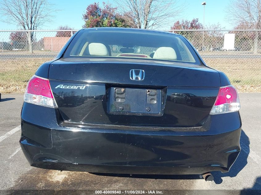 2010 Honda Accord 2.4 Lx VIN: 1HGCP2F39AA015048 Lot: 40809840