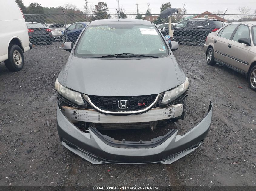 2013 Honda Civic Si VIN: 2HGFB6E55DH707996 Lot: 40809846