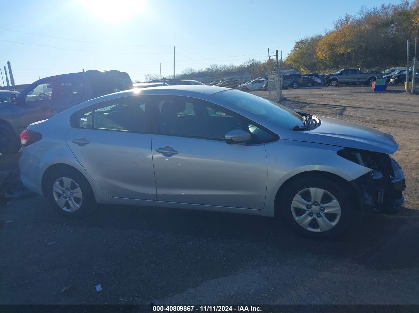 2017 Kia Forte Lx VIN: 3KPFK4A71HE070469 Lot: 40809867