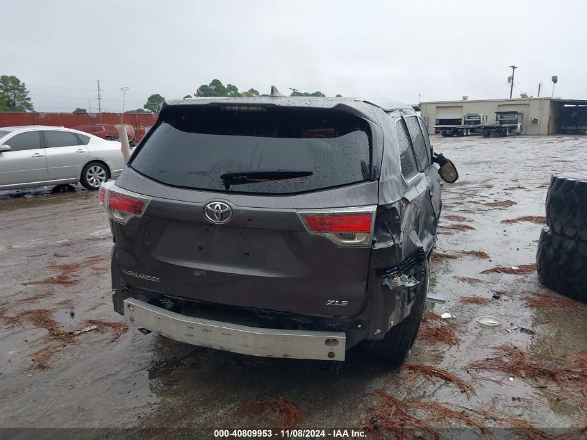 2015 TOYOTA HIGHLANDER XLE V6 - 5TDKKRFH0FS069135