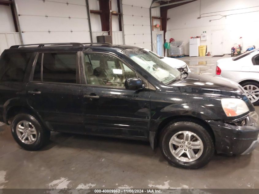 2005 Honda Pilot Ex-L VIN: 5FNYF18625B040394 Lot: 40809962