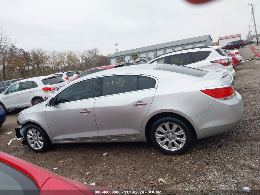 2012 Buick Lacrosse Leather Group VIN: 1G4GC5ER2CF191542 Lot: 40809980