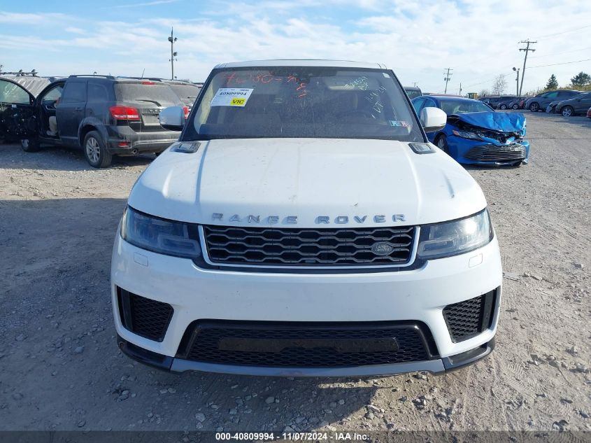 2018 Land Rover Range Rover Sport Hse VIN: SALWR2RV6JA699374 Lot: 40809994