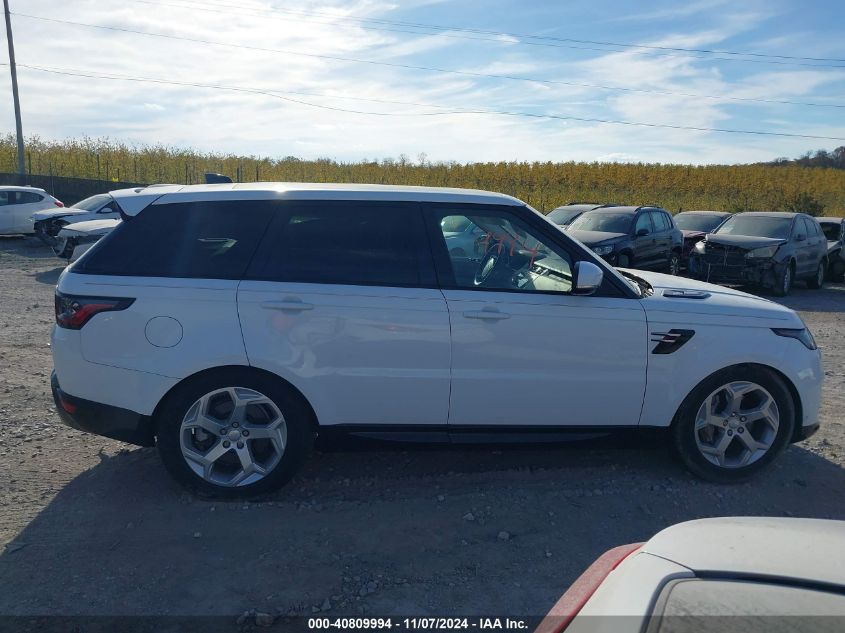 2018 Land Rover Range Rover Sport Hse VIN: SALWR2RV6JA699374 Lot: 40809994