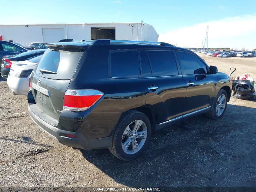 VIN 5TDDK3EHXDS255334 2013 Toyota Highlander, Limit... no.4