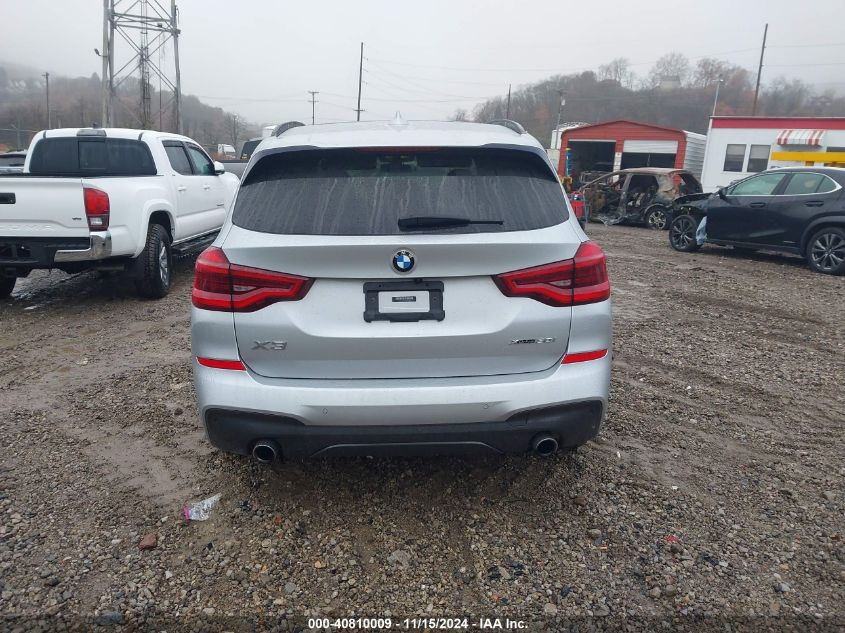 2021 BMW X3 xDrive30I VIN: 5UXTY5C07M9F44982 Lot: 40810009