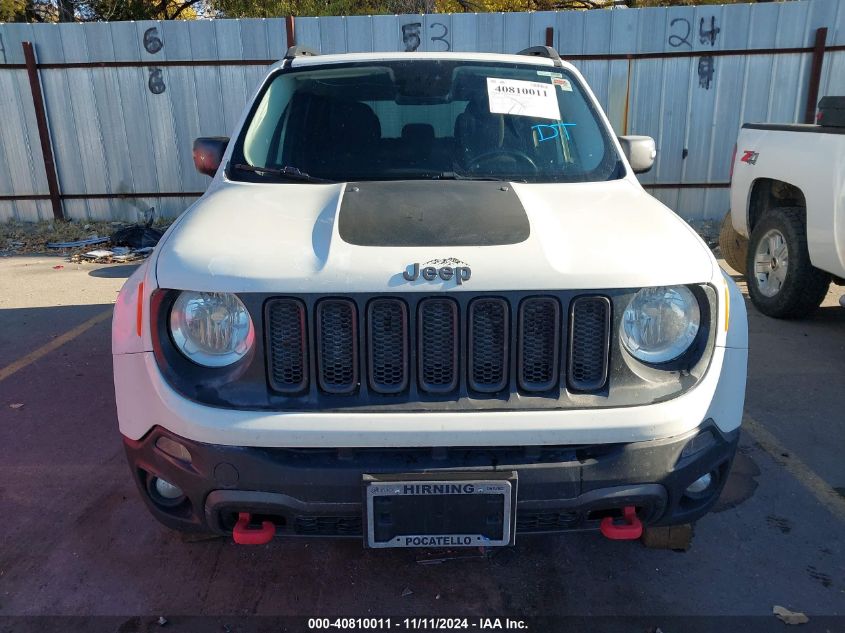 2017 Jeep Renegade Trailhawk 4X4 VIN: ZACCJBCB6HPE52351 Lot: 40810011