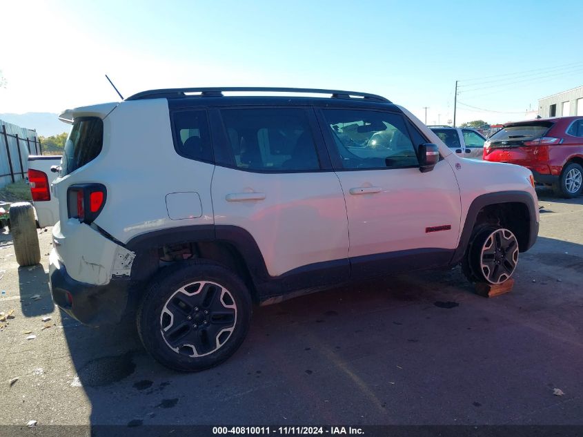 2017 Jeep Renegade Trailhawk 4X4 VIN: ZACCJBCB6HPE52351 Lot: 40810011