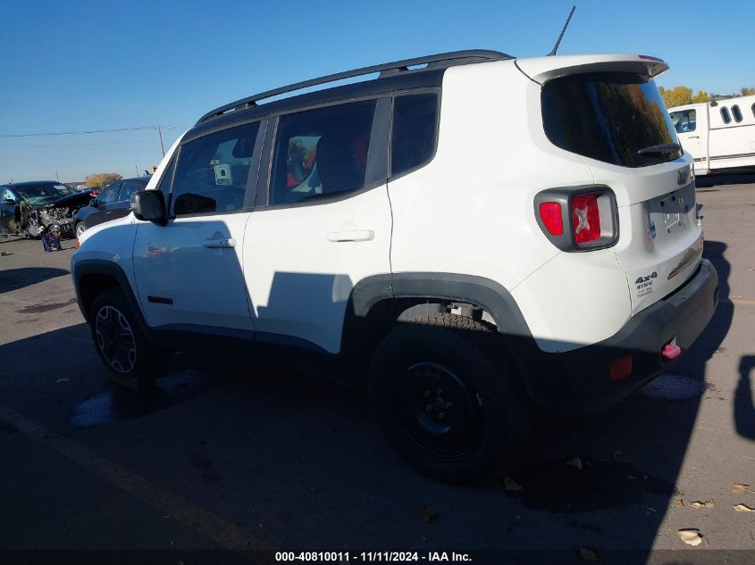 2017 Jeep Renegade Trailhawk 4X4 VIN: ZACCJBCB6HPE52351 Lot: 40810011