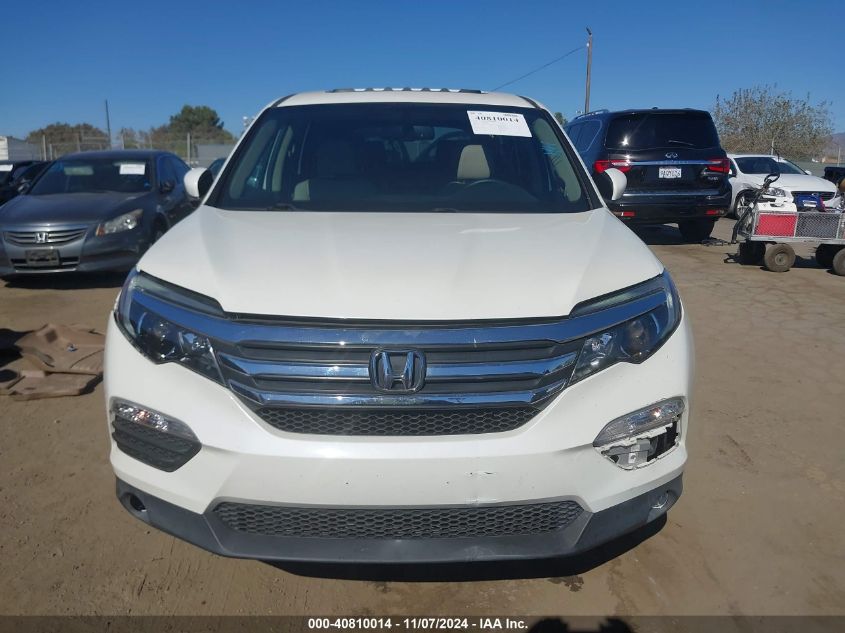 2018 Honda Pilot Ex-L VIN: 5FNYF5H52JB026830 Lot: 40810014