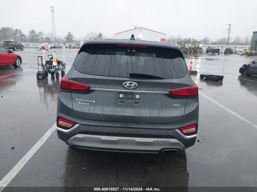 2020 Hyundai Santa Fe Sel VIN: 5NMS3CAD8LH182263 Lot: 40810027