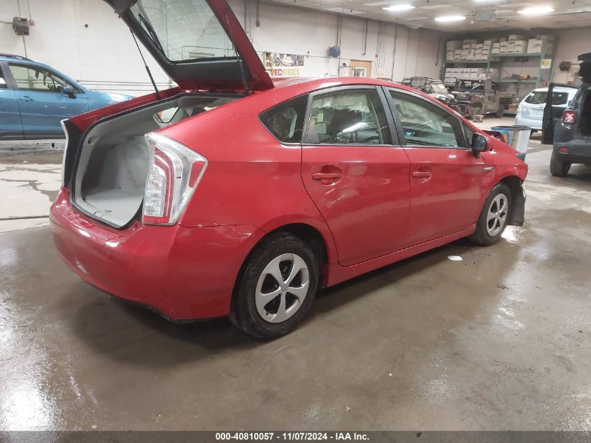 VIN JTDKN3DU5E1776117 2014 Toyota Prius, Two no.4