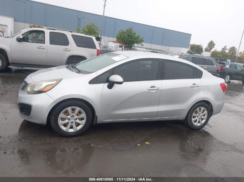 2013 Kia Rio Lx VIN: KNADM4A33D6213742 Lot: 40810085