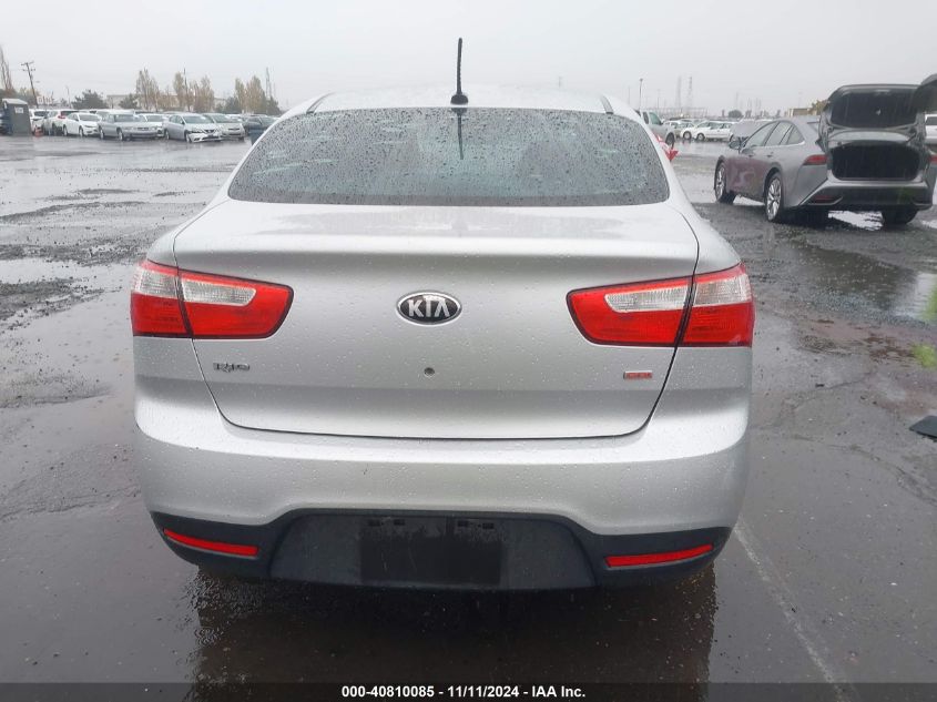 2013 Kia Rio Lx VIN: KNADM4A33D6213742 Lot: 40810085