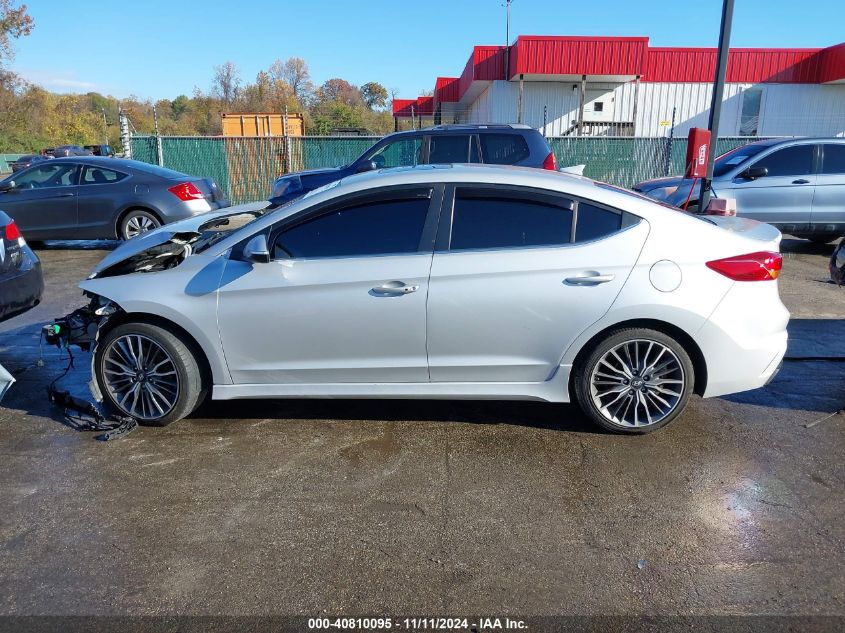 2018 Hyundai Elantra Sport VIN: KMHD04LB6JU724819 Lot: 40810095