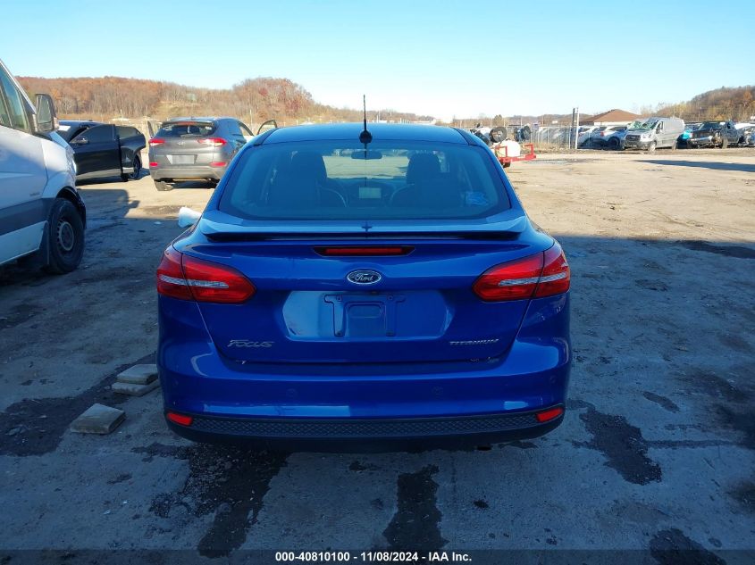 2018 Ford Focus Titanium VIN: 1FADP3J25JL281118 Lot: 40810100