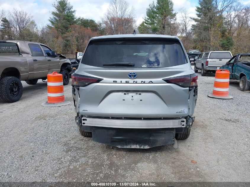 2023 Toyota Sienna Le VIN: 5TDKSKFC2PS086354 Lot: 40810109