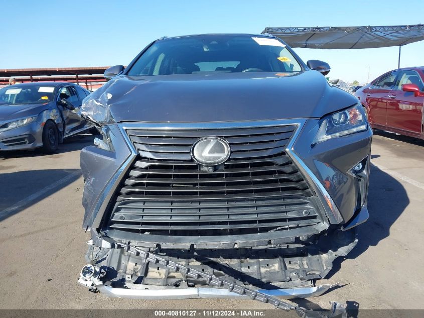 2017 Lexus Rx 350 VIN: 2T2ZZMCA3HC042782 Lot: 40810127