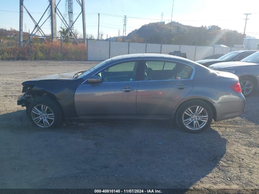 2011 Infiniti G37X VIN: JN1CV6AR3BM412555 Lot: 40810140