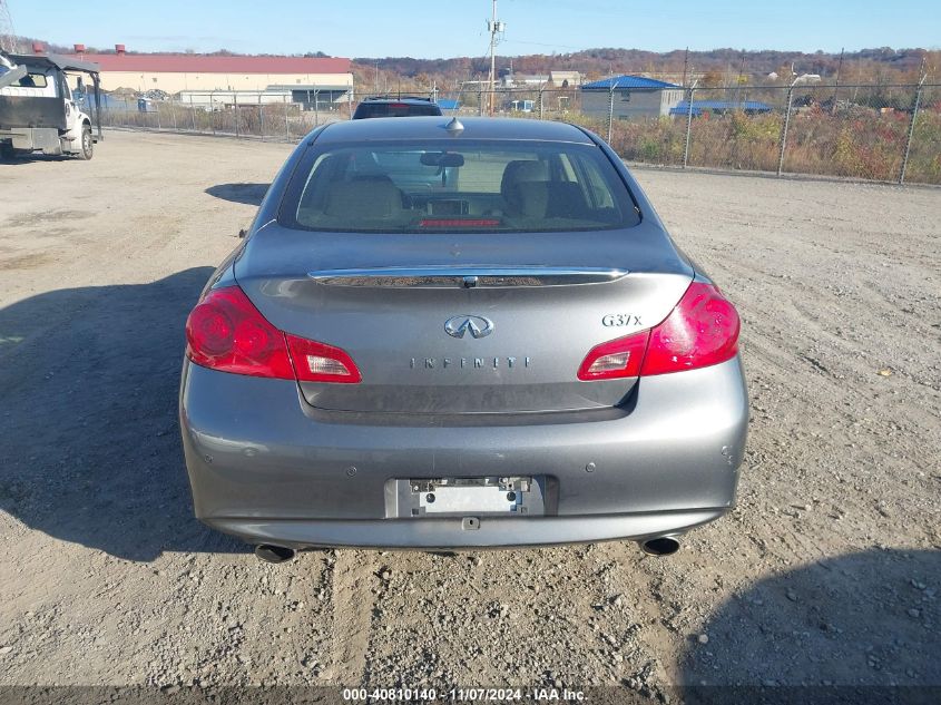 2011 Infiniti G37X VIN: JN1CV6AR3BM412555 Lot: 40810140