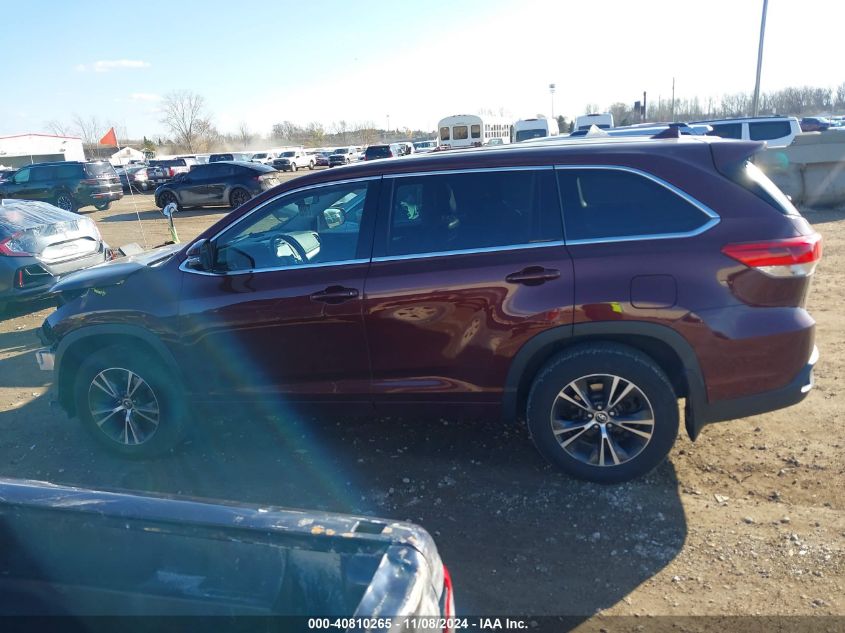 2018 TOYOTA HIGHLANDER LE PLUS - 5TDBZRFH9JS841877