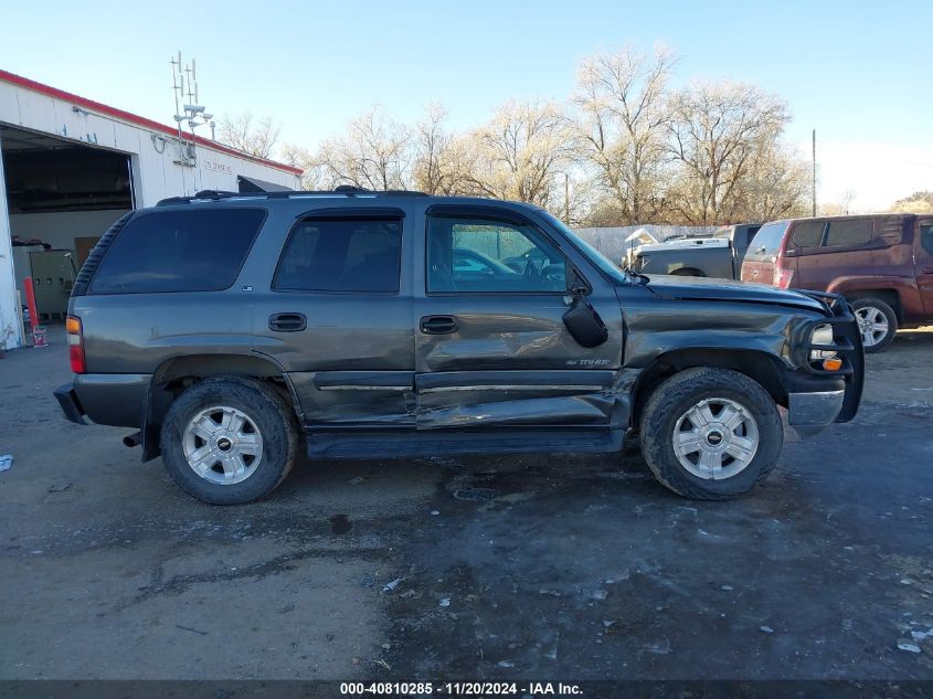 2002 Chevrolet Tahoe Ls VIN: 1GNEK13V82J180328 Lot: 40810285