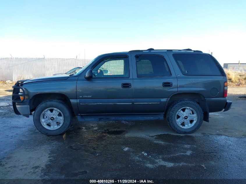 2002 Chevrolet Tahoe Ls VIN: 1GNEK13V82J180328 Lot: 40810285