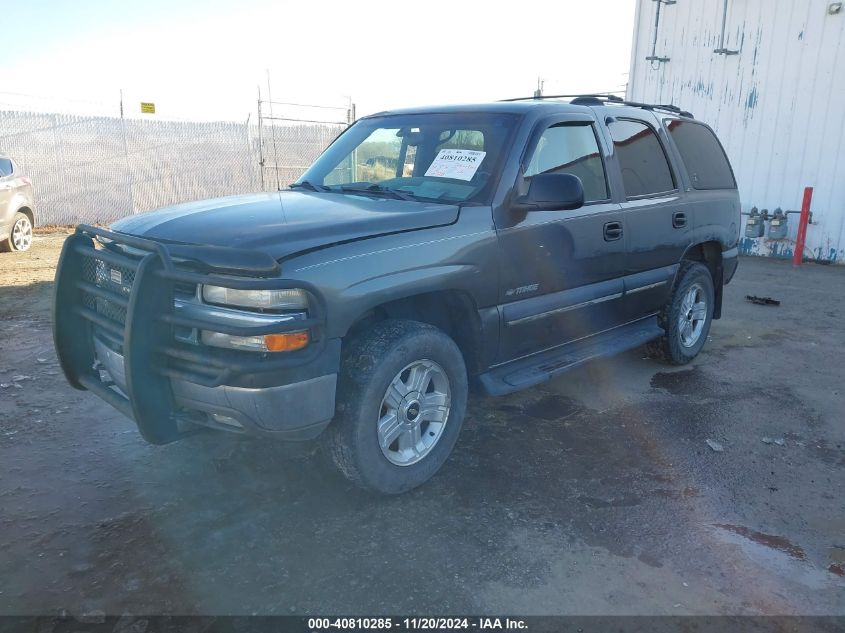 2002 Chevrolet Tahoe Ls VIN: 1GNEK13V82J180328 Lot: 40810285