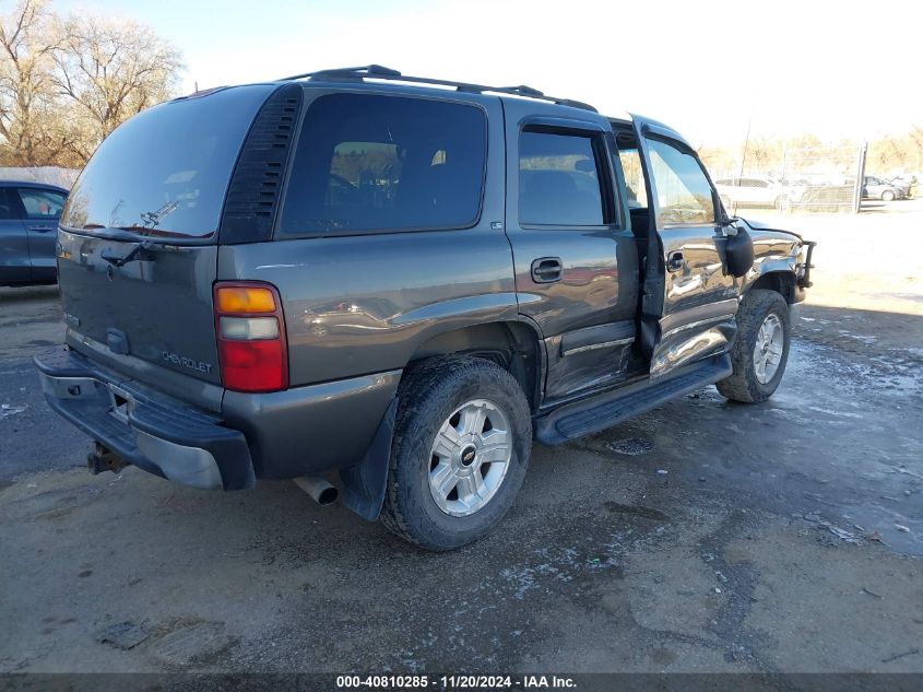 2002 Chevrolet Tahoe Ls VIN: 1GNEK13V82J180328 Lot: 40810285