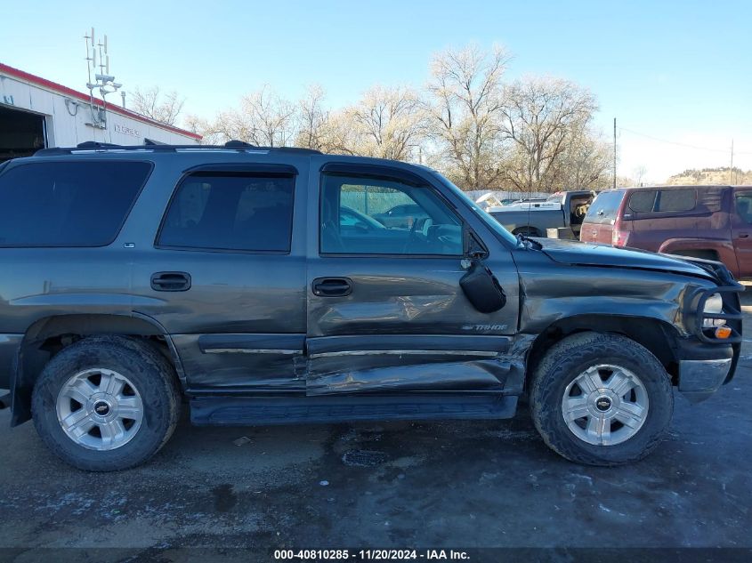 2002 Chevrolet Tahoe Ls VIN: 1GNEK13V82J180328 Lot: 40810285