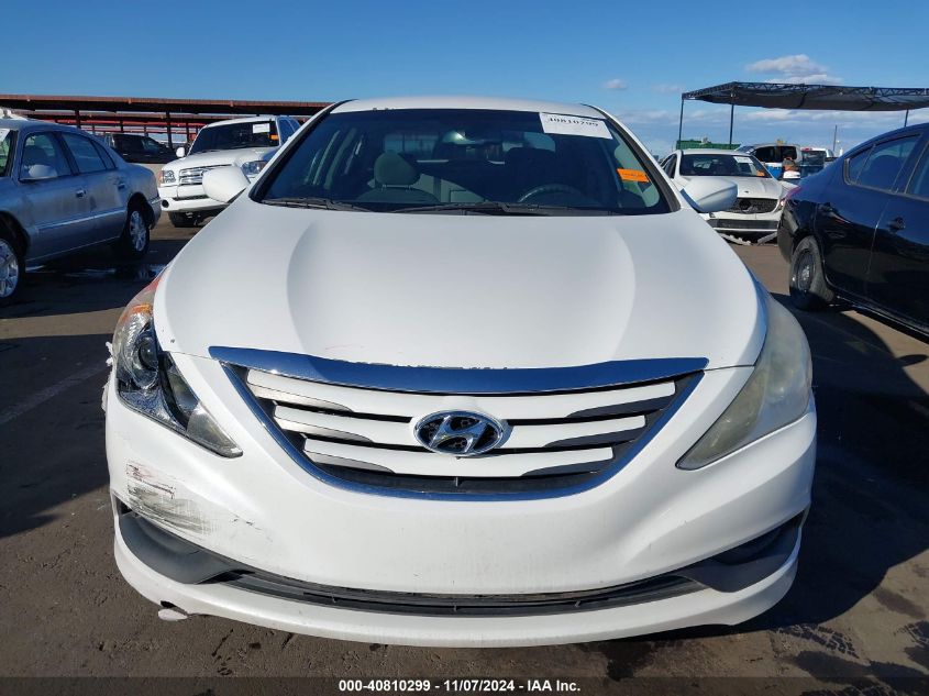 2014 Hyundai Sonata Gls VIN: 5NPEB4AC3EH853566 Lot: 40810299