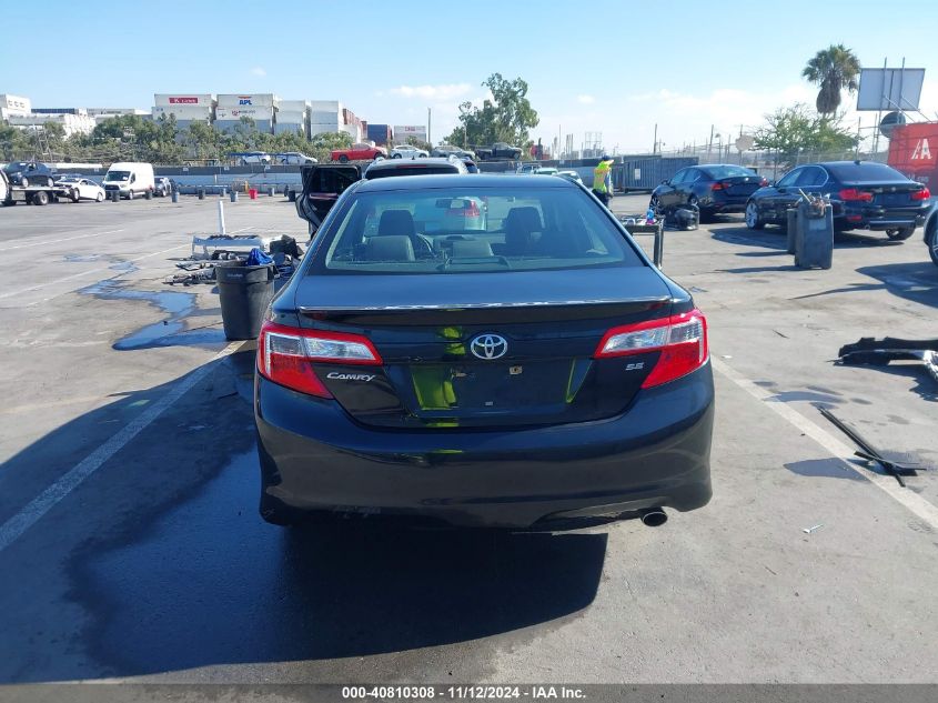 2012 Toyota Camry Se VIN: 4T1BF1FK6CU200749 Lot: 40810308