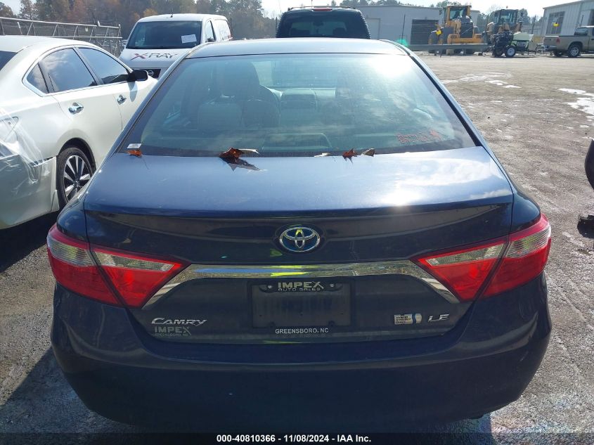 2015 Toyota Camry Hybrid Le VIN: 4T1BD1FK9FU157888 Lot: 40810366